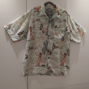 Gotcha Sport Men’s Vintage Hawaiian Hula Shirt
